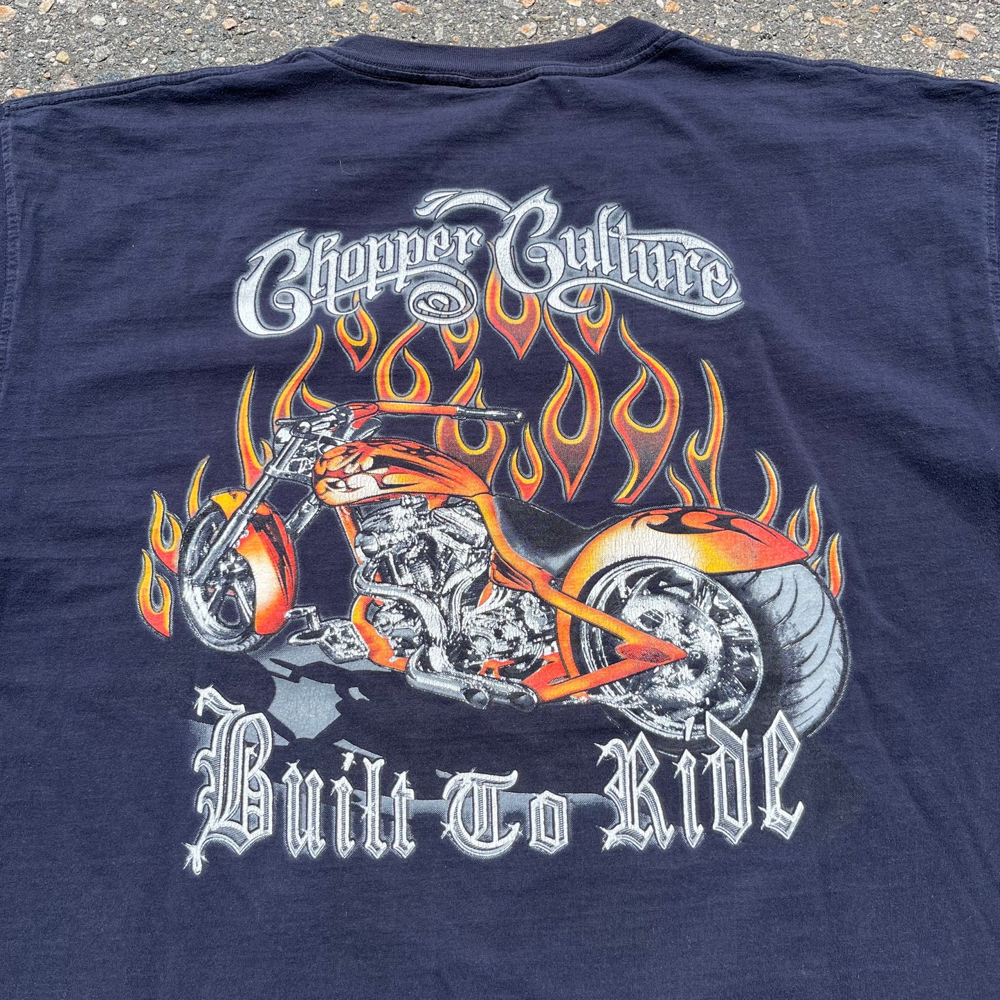 ‘90s Chopper Culture - Flame Bike Tee - XL