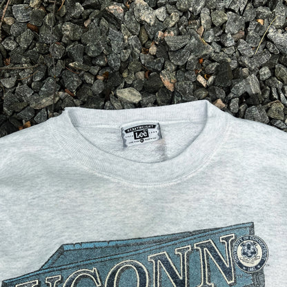 1990s Lee Heavyweight- UConn Huskies Crewneck