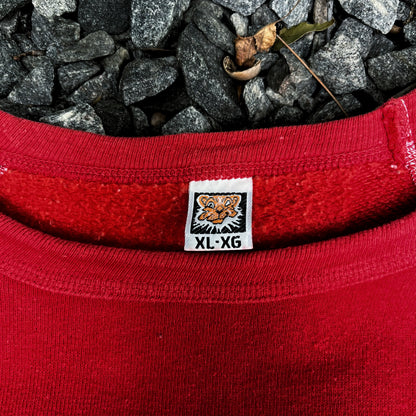 1970s Tiger Brand - Ichiban Kanji Crewneck - Red