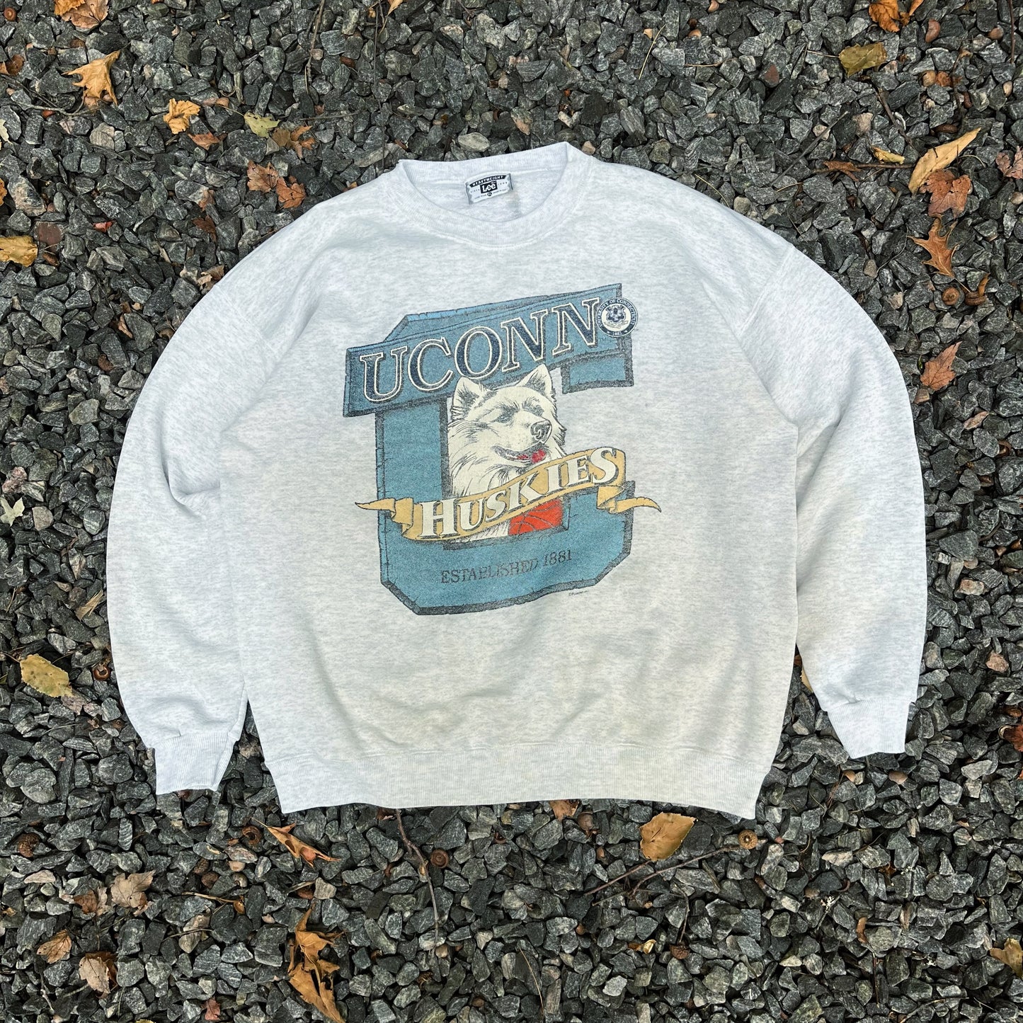 1990s Lee Heavyweight- UConn Huskies Crewneck