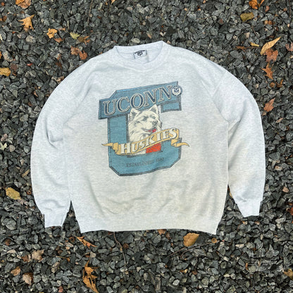 1990s Lee Heavyweight- UConn Huskies Crewneck