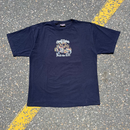 ‘90s Chopper Culture - Flame Bike Tee - XL