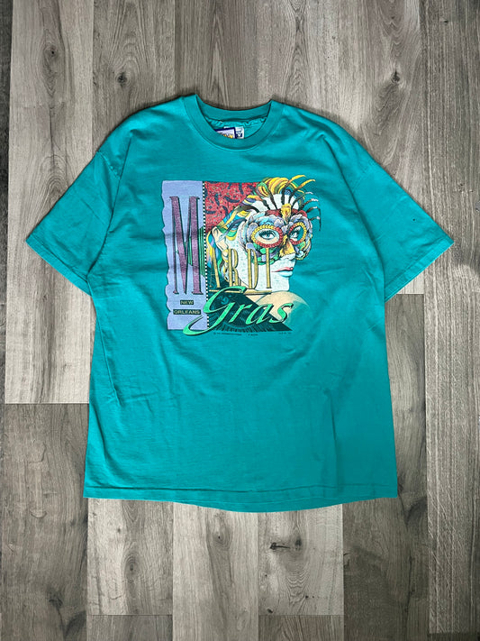 1992 Hanes - New Orleans - Mardi Gras Tee