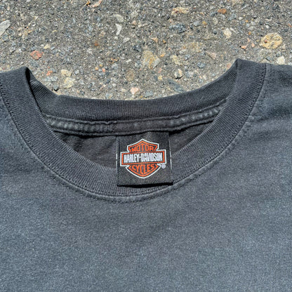 00’s Harley Davidson - Skip Fordyce Flame Longsleeve- XL